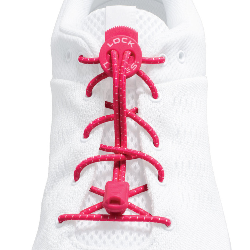 Lock Laces Rosa – Elastische Schnürsenkel fürs Laufen