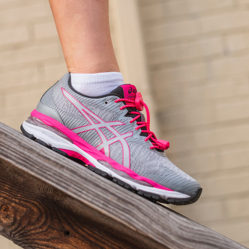 Lacet élastique lock laces rose triathlon