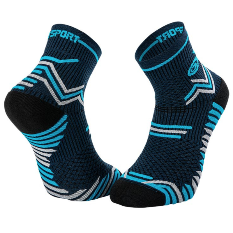 Chaussettes trail ultra bleu/gris