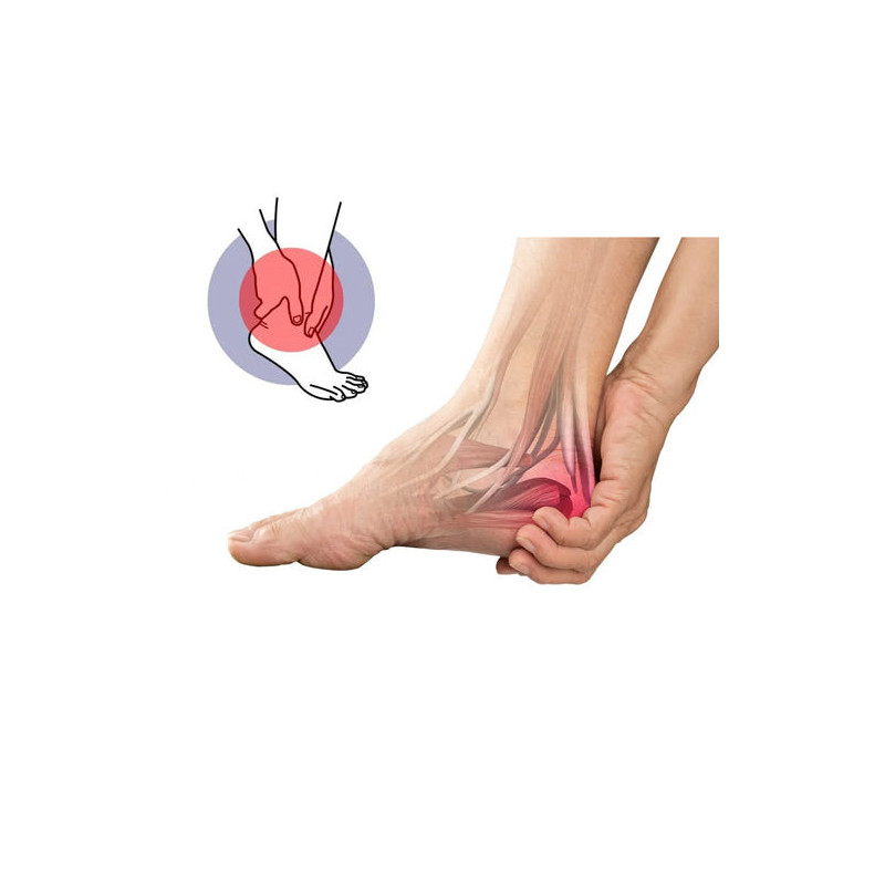 Semelle Epine Calcanéenne RheelaxX Taille : S-M - Noir