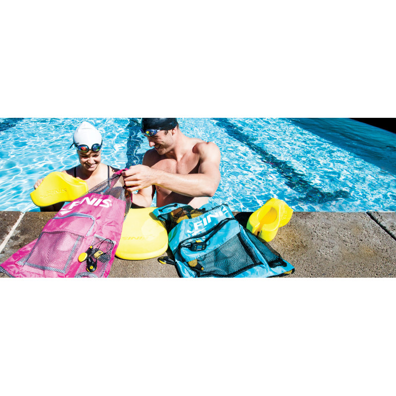 Ultra mesh backpack rose filet de natation