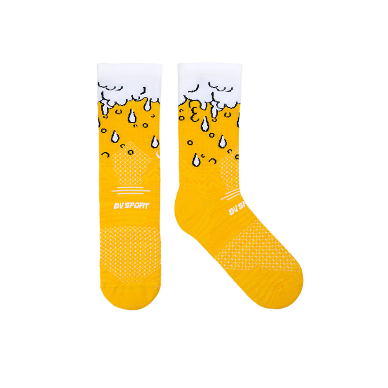 BV sport Socquette trail ultra 2 collector "NUTRI" bière blonde