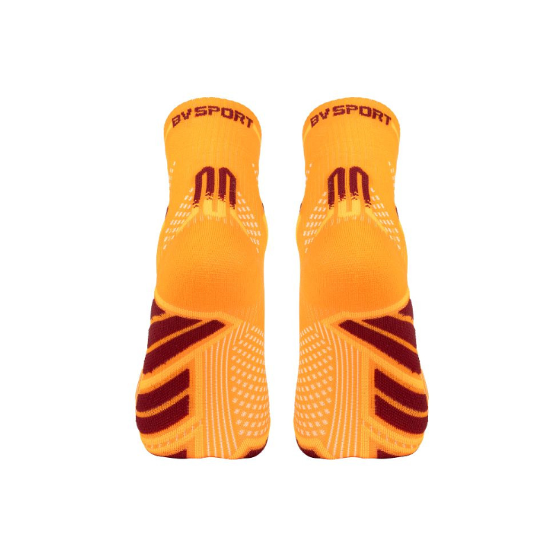 BV sport Socquette trail ultra.2 MID orange/bordeaux