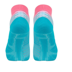 BV Sport RUN MARATHON.2 LOW Running Sock Turquoise/Pink