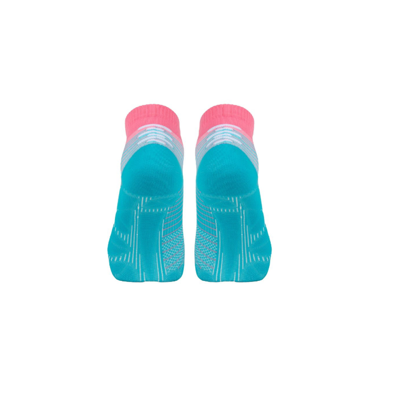BV sport Socquette run marathon.2 LOW turquoise/rose
