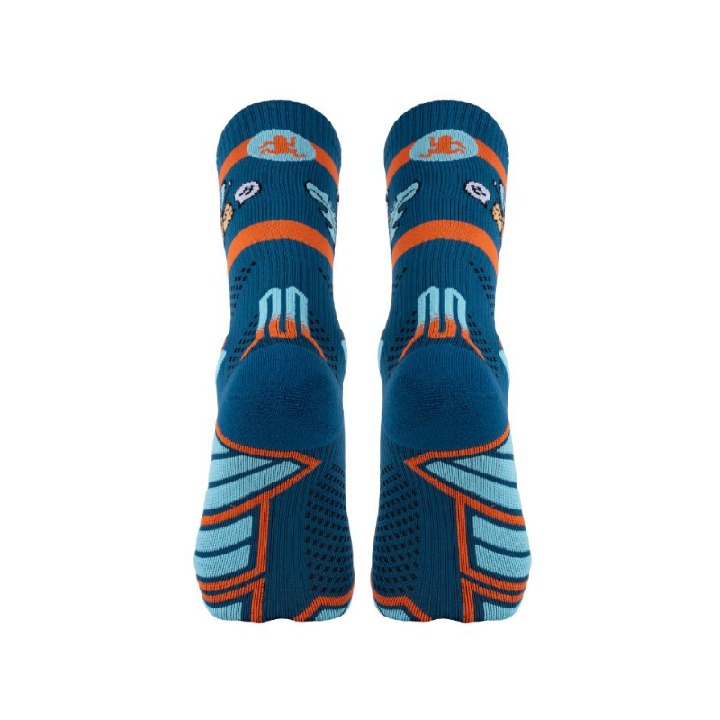 BV sport Socquette trail ultra.2 collector "DBDB" beerbeer bleu