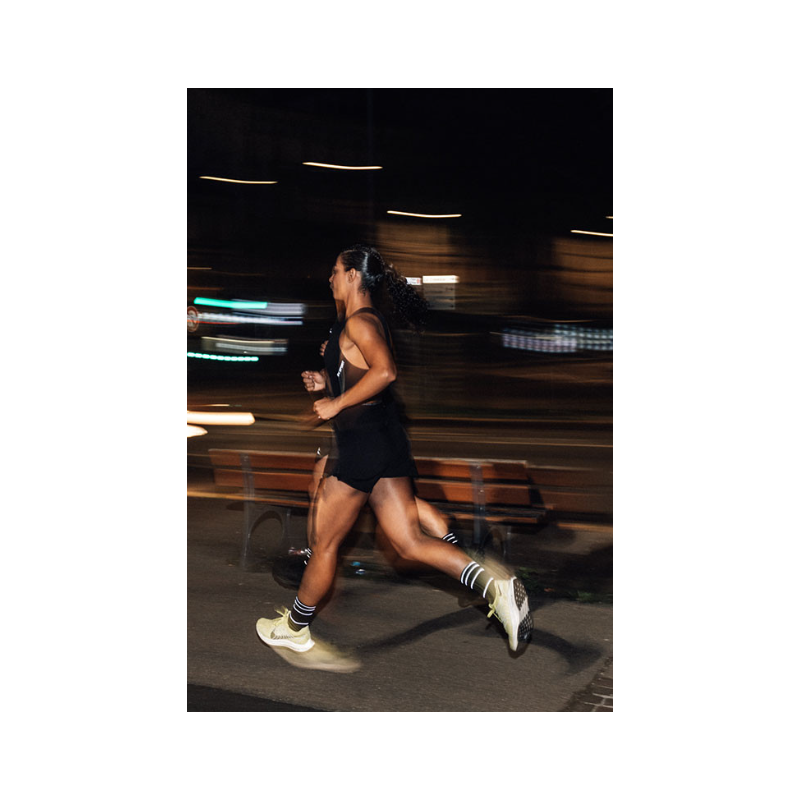 BV sport Socquette reflect noir/jaune