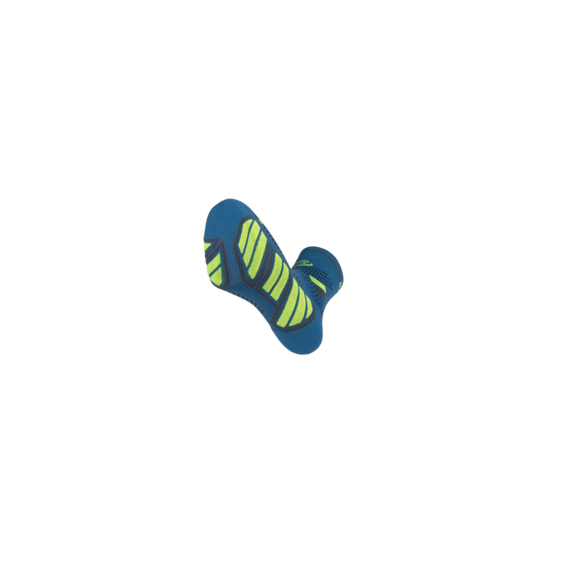 Socquette trail ultra.2 MID bleu/jaune