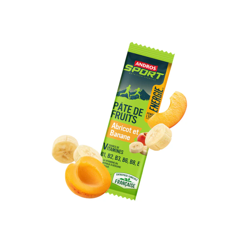 Andros sport Pasta de fruta 30 g albaricoque y plátano
