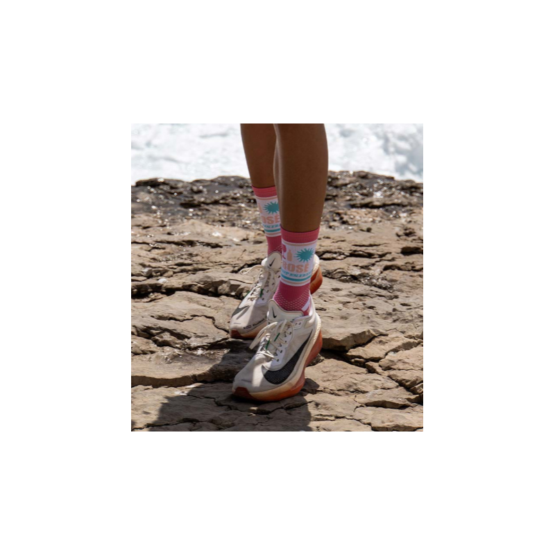 Bv sport Soquette trail ultra.2 collector "nutri" rosé