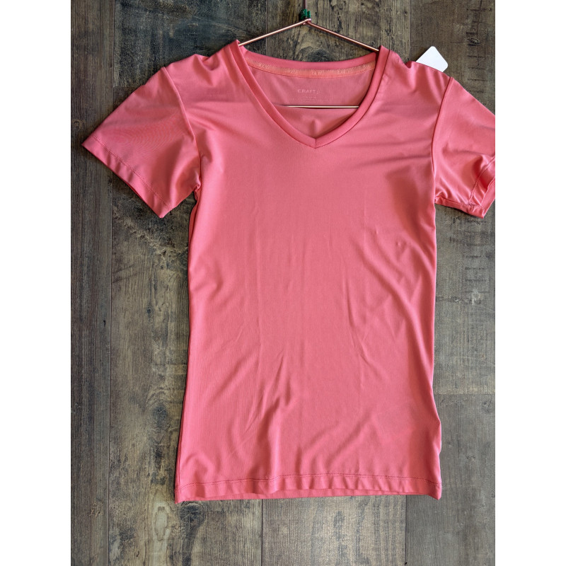 Tshirt essential V Saumon