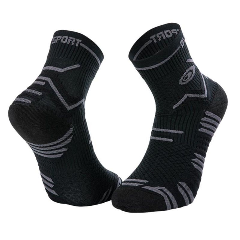 Chaussettes trail ultra noir/gris