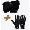 Pack bonnet multi/gant noir/noir