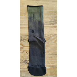 Chaussettes Scott trail tree crew grenn/black