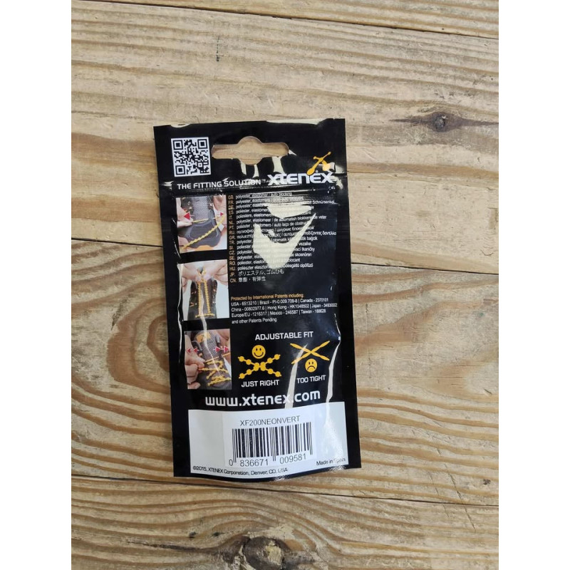 Xtenex Lacets autobloquant Vert fluo