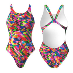 Maillot de bain natation Femme Iris Crystals