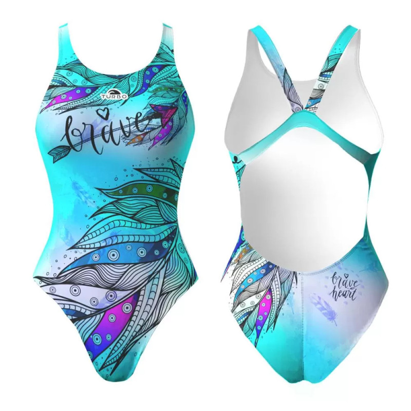 Maillot de bain natation Femme Brave