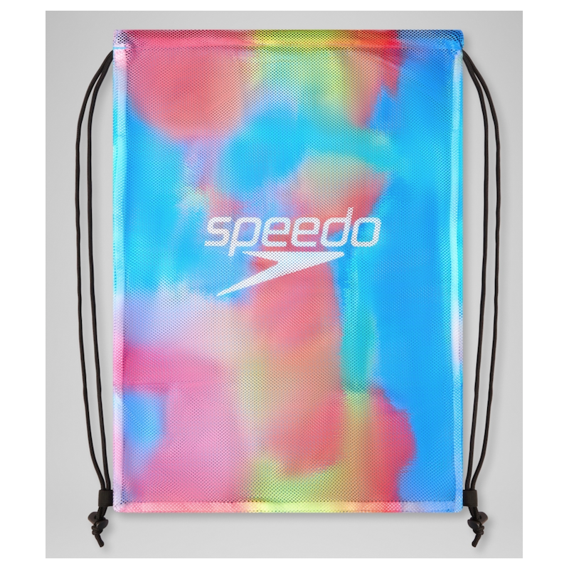 Speedo Printed Mesh Bag 35 L – Rosa/Gelb/Blau