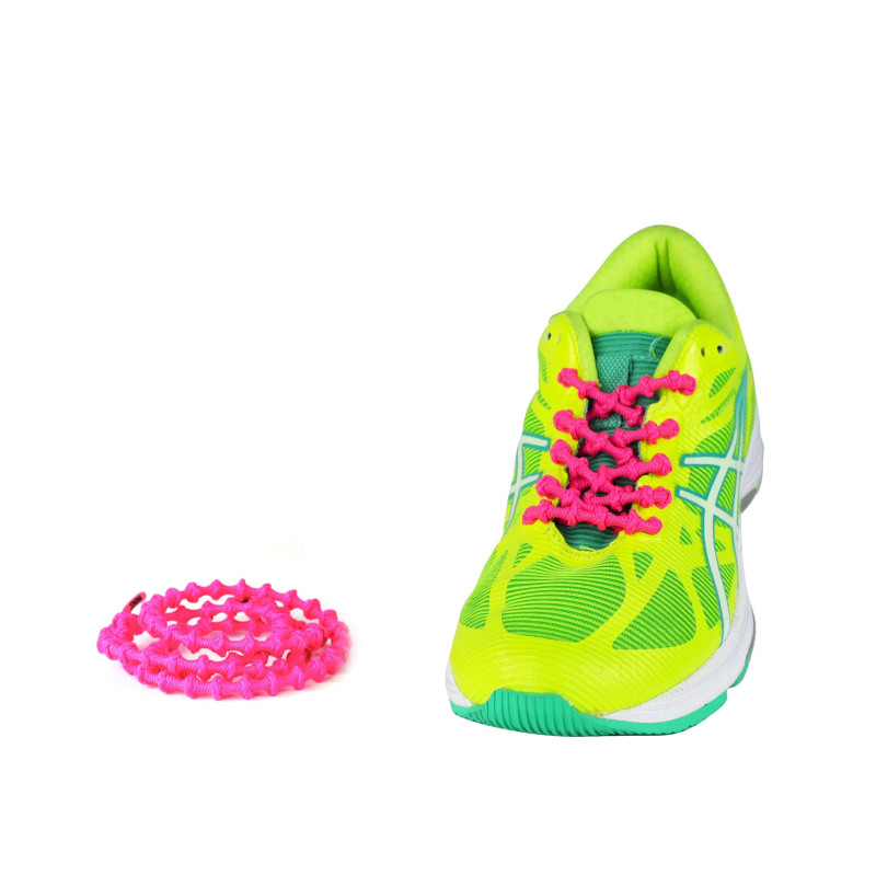 Lacets autobloquant Rose - Enfant