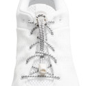 Lacet élastique lock laces blanc