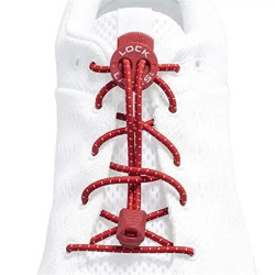 Lacet élastique lock laces rouge