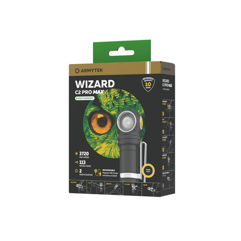 copia de Lampe frontale Wizard C2 Pro Max LR multi flashlight Warm