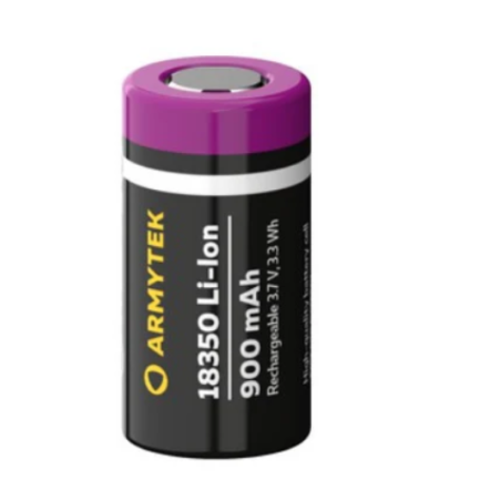 Armytek 18350 Li-ion Battery 900 mAh Unprotected