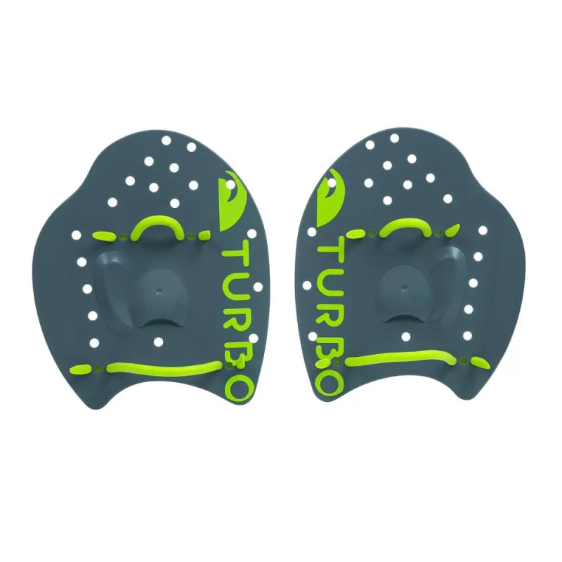 Paleta de natación Turbo gris, talla L
