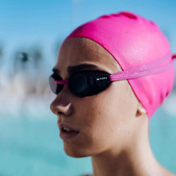 Bonnet de natation rose