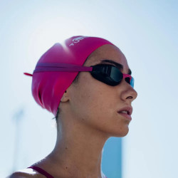 Bonnet de natation rose