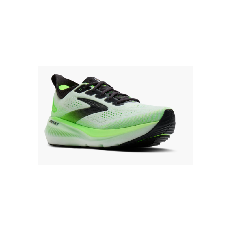 Brooks Glycerin 23 Hombre White Phantom Green Gecko