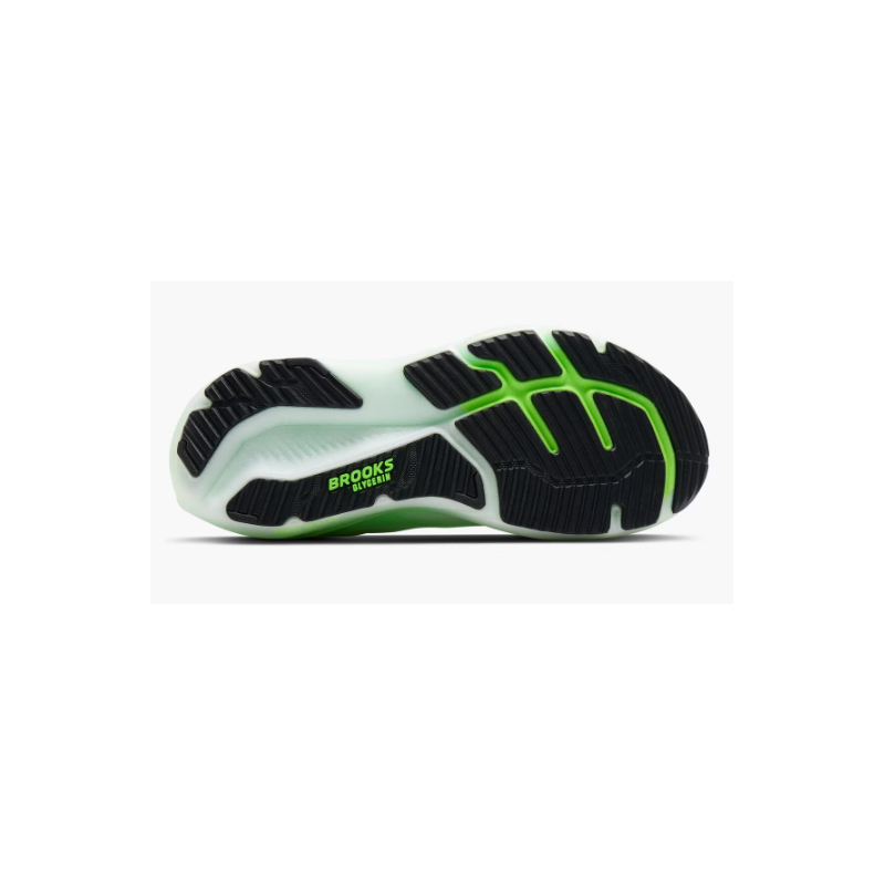 Brooks Glycerin 23 Hombre White Phantom Green Gecko
