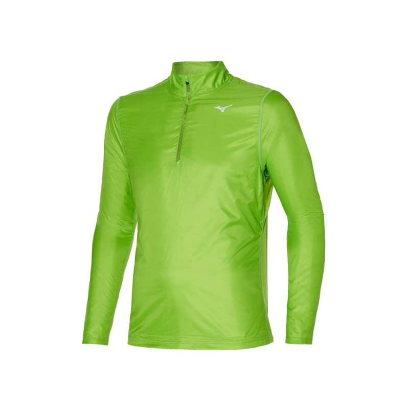 mizuno Sweatshirt Hybrid Half Zip vert