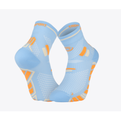 Socquette trail ultra.2 MID ciel/orange