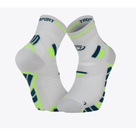 Socquette trail ultra.2 MID gris/vert