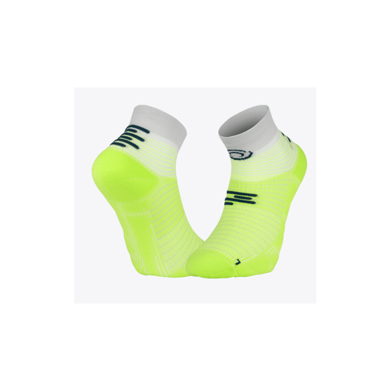 Socquette run marathon.2 LOW lime/gris