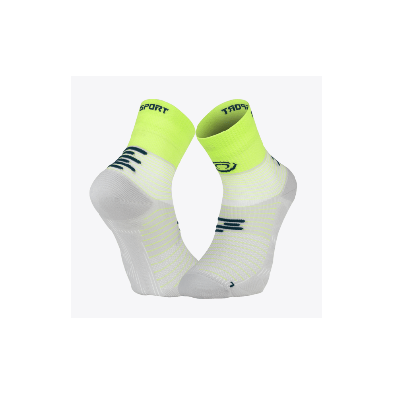 Bv sport Socquette run marathon.2 MID gris/lime