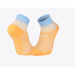 Socquette run marathon.2 LOW orange/ciel