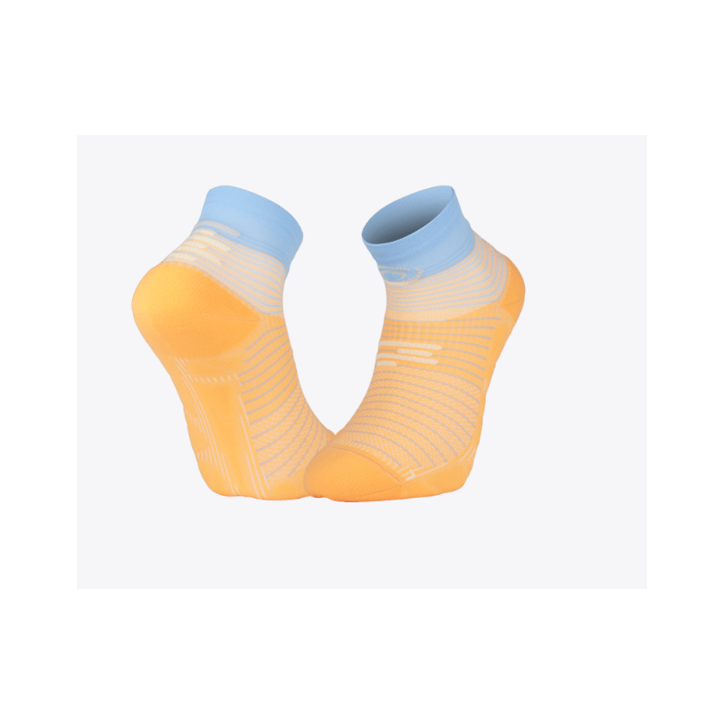 BV sport Socquette run marathon.2 LOW orange/ciel