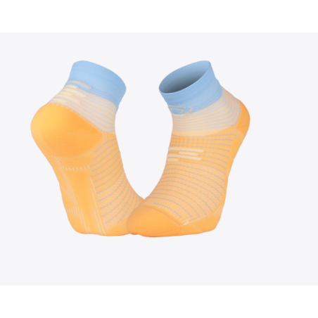 Socquette run marathon.2 LOW orange/ciel