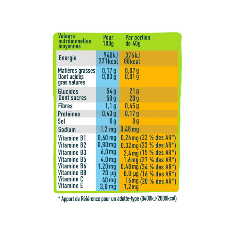 Andros sport Gel boost agrumes 40g
