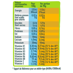 Gourde hydrogel pomme citron menthe 90g
