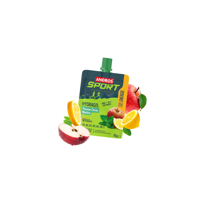 Gourde hydrogel pomme citron menthe 90g