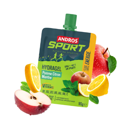 Gourde hydrogel pomme citron menthe 90g