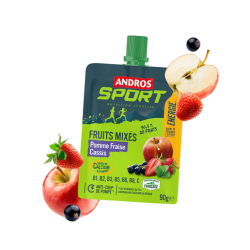 Gourde fruits mixés pomme fraise cassis 90g