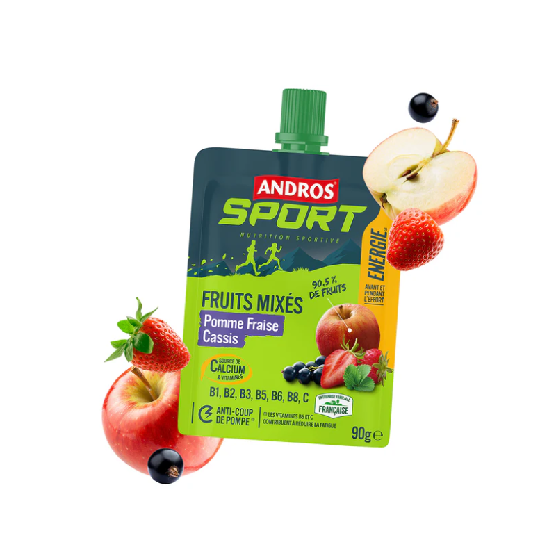 Gourde fruits mixés pomme fraise cassis 90g