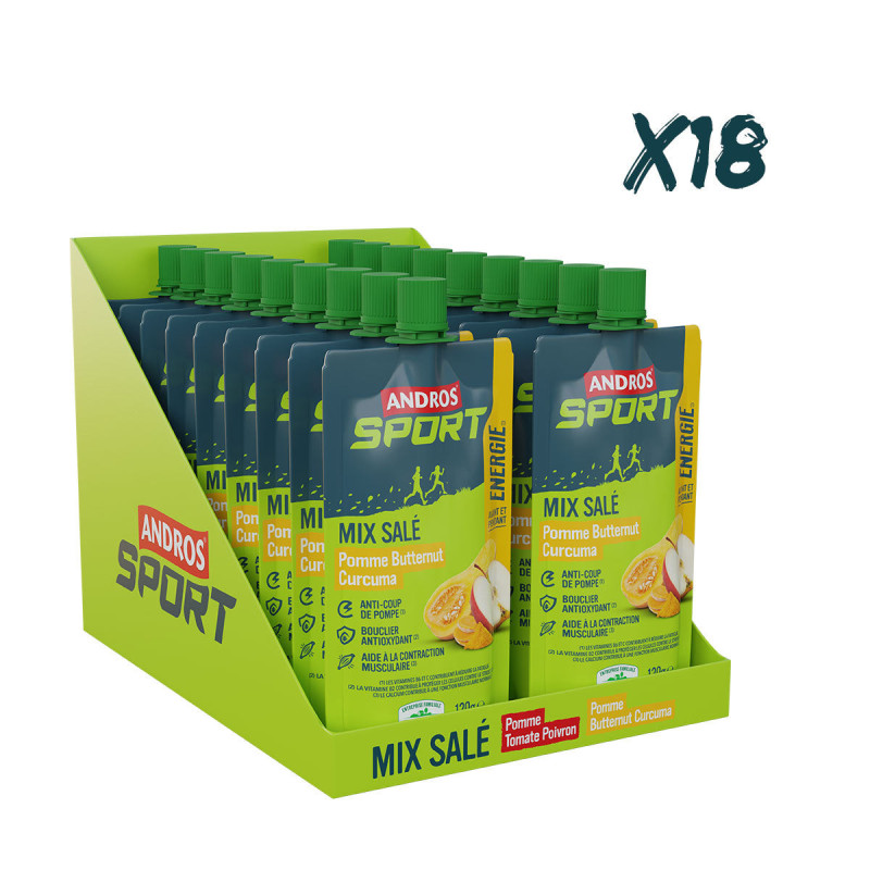 Andros sport Herzhafter Mix Apfel Butternut Kurkuma 120 g