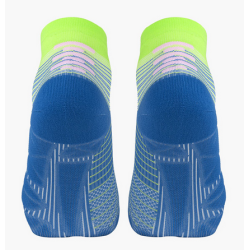 BV sport Socquette run marathon.2 LOW bleu/lime