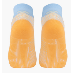 Socquette run marathon.2 LOW orange/ciel