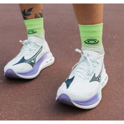 Bv sport Socquette run marathon.2 MID gris/lime